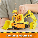Rubble & Crew bulldozer toy with figure, imported from the UK