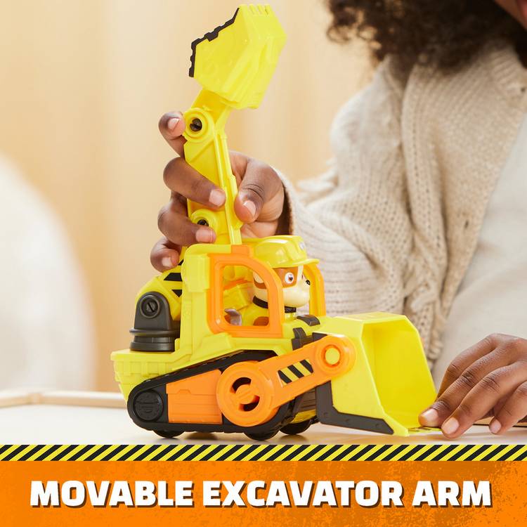 Rubble & Crew bulldozer toy with figure, imported from the UK