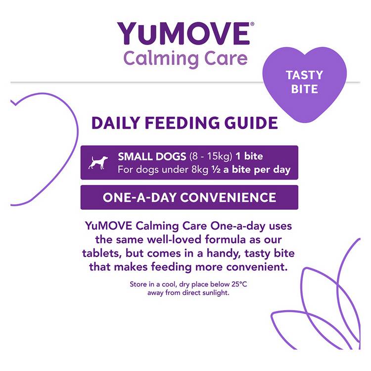 YuMOVE Calming Care one-a-day small dog chews 30 pack, UK version