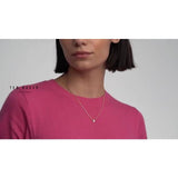 Ted Baker gold tone crystal pendant necklace adjustable chain, UK version