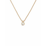 Ted Baker gold tone crystal pendant necklace adjustable chain, UK version
