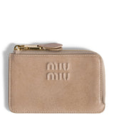 Harrods Miu Miu Nappa Leather Envelope Card Holder H8cm x W14cm- Buy online at McGrocer