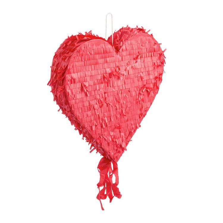 Argos Home heart pinata set with stick and mask (British brand)