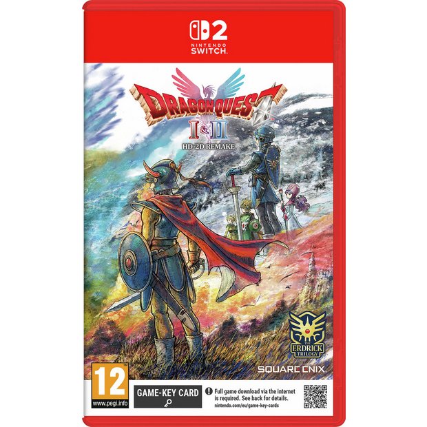 Dragon Quest I & II HD-2D Remake for Nintendo Switch 2, imported from the UK