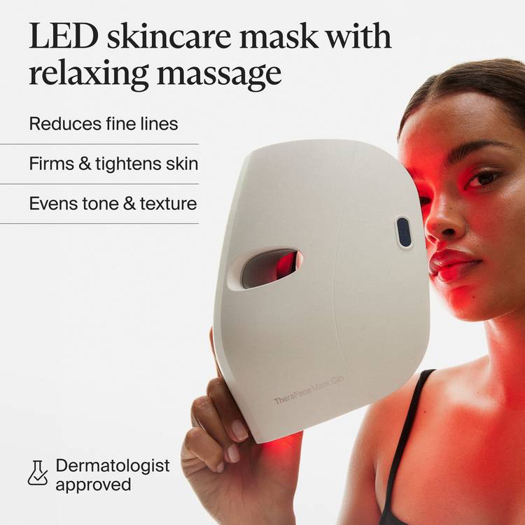 Therabody TheraFace Mask Glo LED skincare mask (British brand)