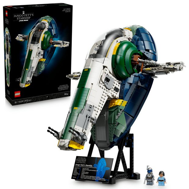 LEGO Star Wars Jango Fett's Firespray-Class Starship model set (British brand)