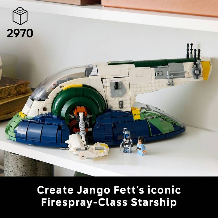 LEGO Star Wars Jango Fett's Firespray-Class Starship model set (British brand)
