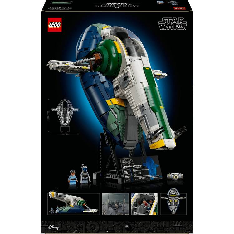LEGO Star Wars Jango Fett's Firespray-Class Starship model set (British brand)