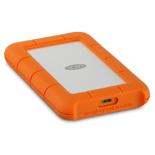 LaCie Rugged USB-C external hard drive 1TB, UK version