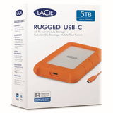 LaCie Rugged USB-C external hard drive 1TB, UK version