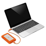 LaCie Rugged USB-C external hard drive 1TB, UK version