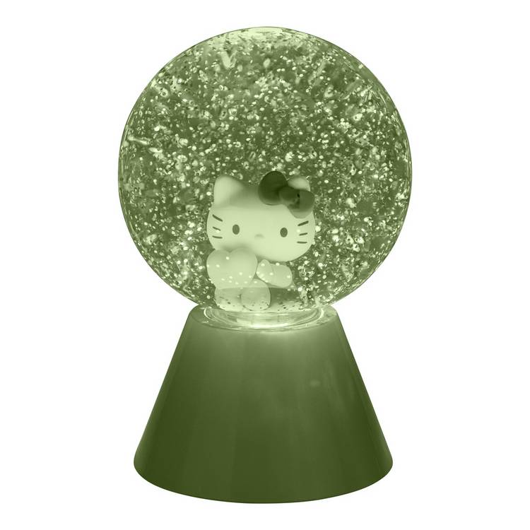 Hello Kitty glitter ball LED novelty light 17cm, UK version