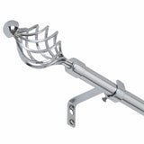 Argos Home chrome extendable curtain pole 165-300cm (British brand)