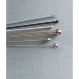 Argos Home chrome extendable curtain pole 165-300cm (British brand)