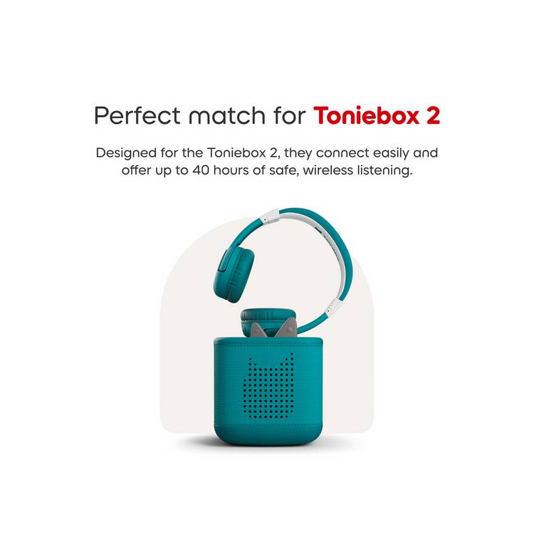 tonies teal Bluetooth headphones - British product
