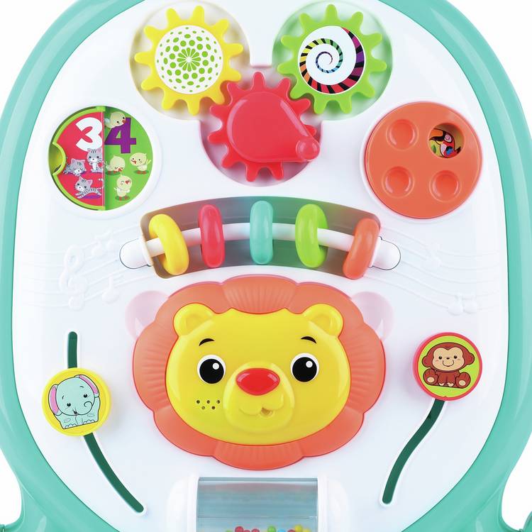 Chad Valley Ride & Learn Baby Walker Teal, UK version