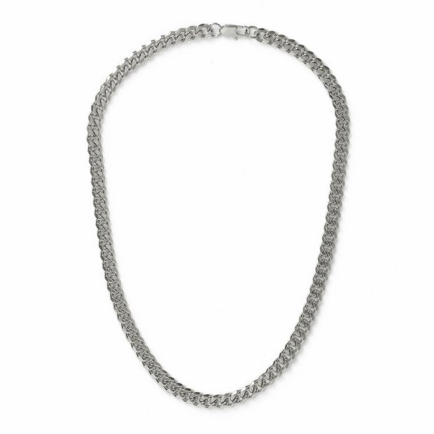 Uncommon Souls silver curb chain necklace (British brand)
