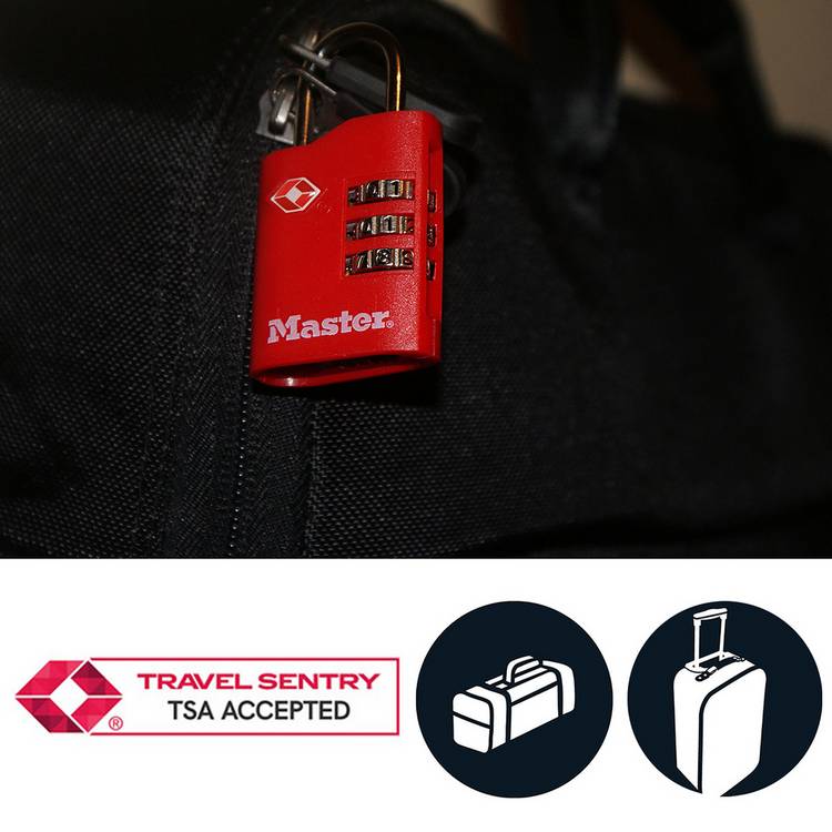 Master Lock TSA travel padlocks set of 2 (British brand)