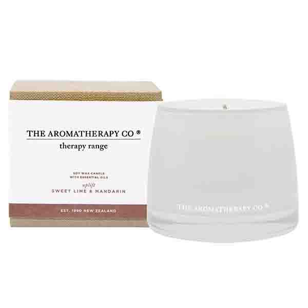 The Aromatherapy Co Sweet Lime & Mandarin candle 260g (British brand)