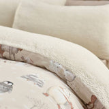 Catherine Lansfield Winter Friends Cream bedding set double - British product