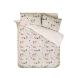 Catherine Lansfield Winter Friends Cream bedding set double - British product