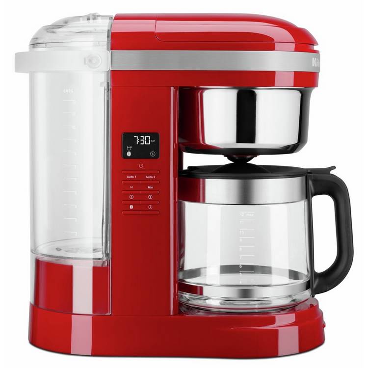 KitchenAid drip filter coffee machine Empire Red 1.7L (British brand)