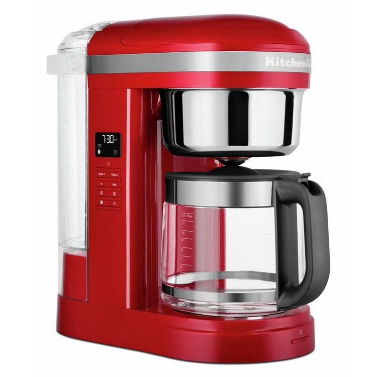 KitchenAid drip filter coffee machine Empire Red 1.7L (British brand)