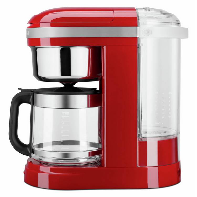 KitchenAid drip filter coffee machine Empire Red 1.7L (British brand)