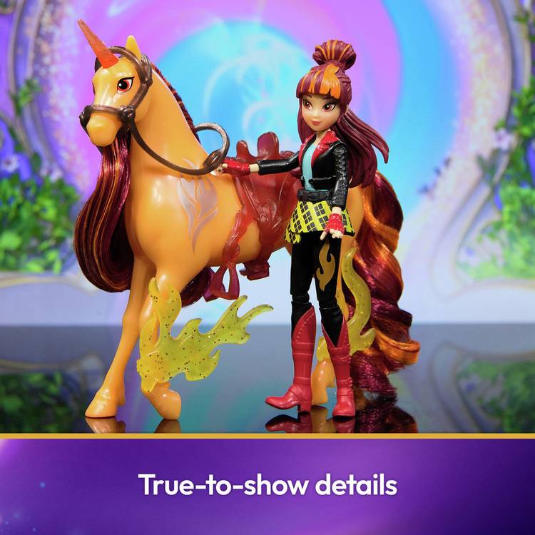 Unicorn Academy Valentina and Cinder doll set, imported from the UK