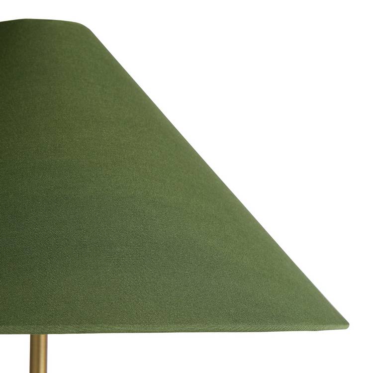 Habitat ceramic table lamp green and white H57.8cm (British brand)