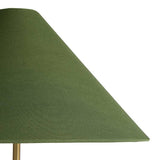 Habitat ceramic table lamp green and white H57.8cm (British brand)