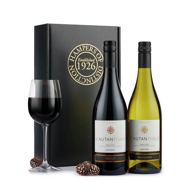Spicers Of Hythe French Wine Duo gift set 2x75cl - British product