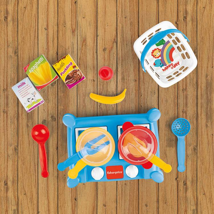 Fisher-Price toy stove set 15-piece (British brand)