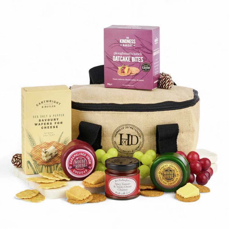 Spicers Of Hythe cheese hamper in cool bag, UK version