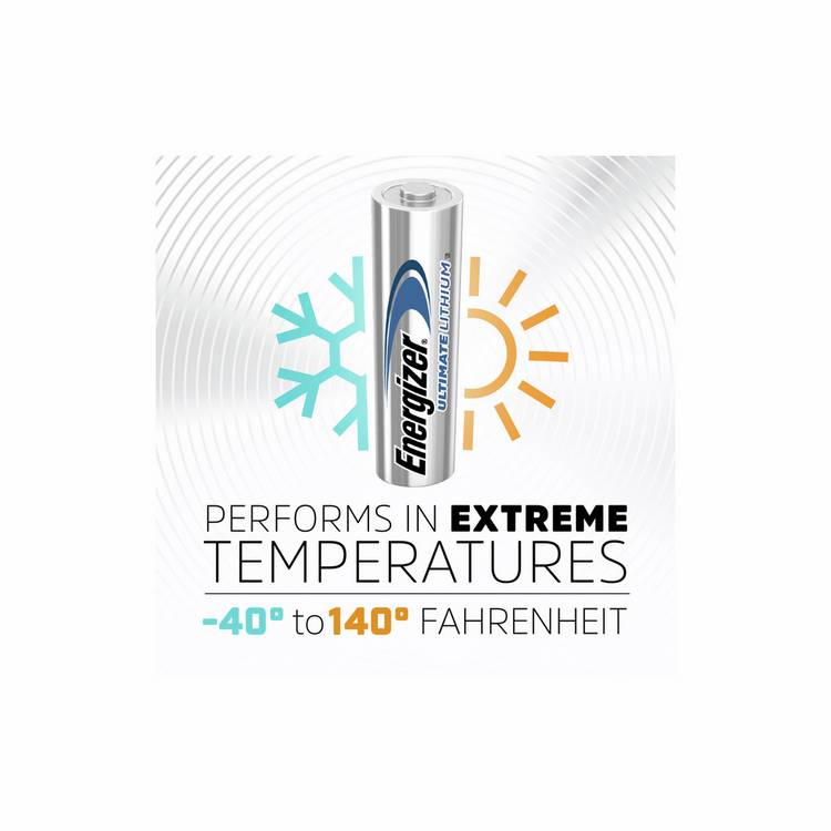 Energizer Ultimate Lithium AA batteries 4 pack (British brand)