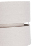 Argos Home two tier grey fabric lampshade 30cm, UK version