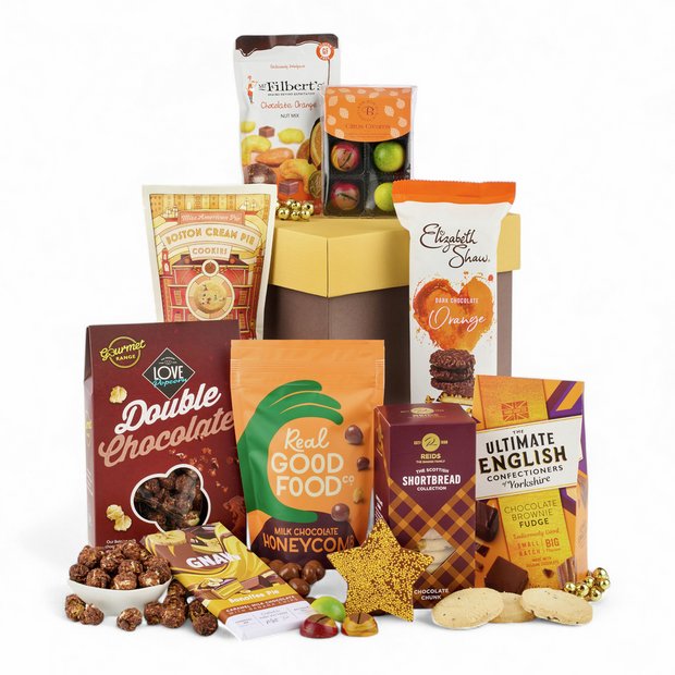 Spicers of Hythe Choco Tower Hamper chocolate gift box, UK version