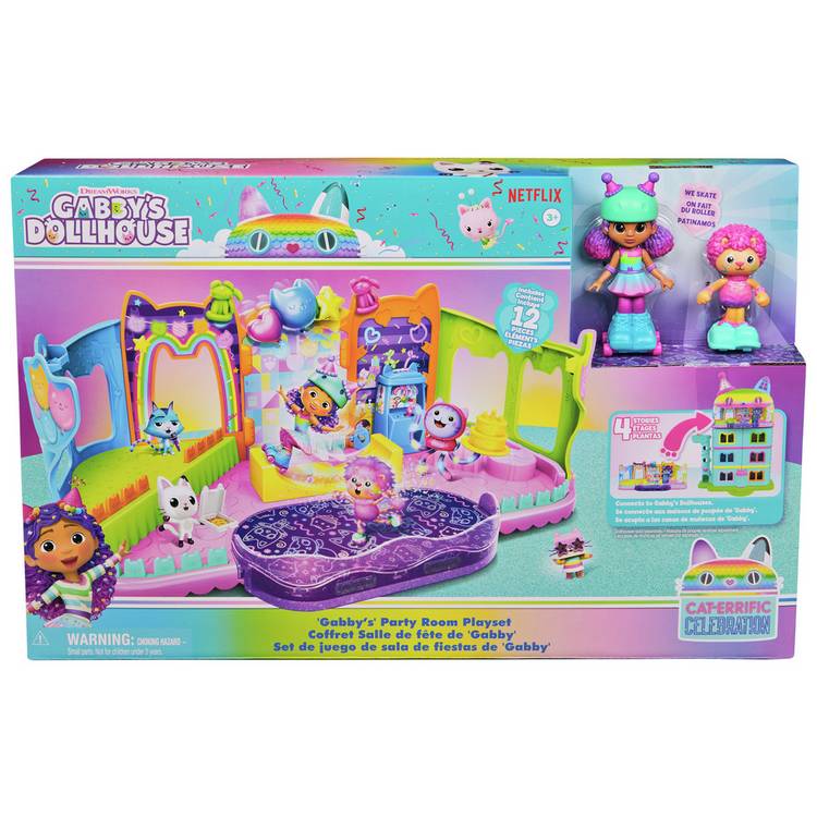 Gabby's Dollhouse Party Room playset, UK version