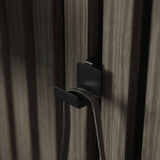 Argos Kraus Pack of 2 Metal Wall Panel Hooks - Black- Buy online at McGrocer