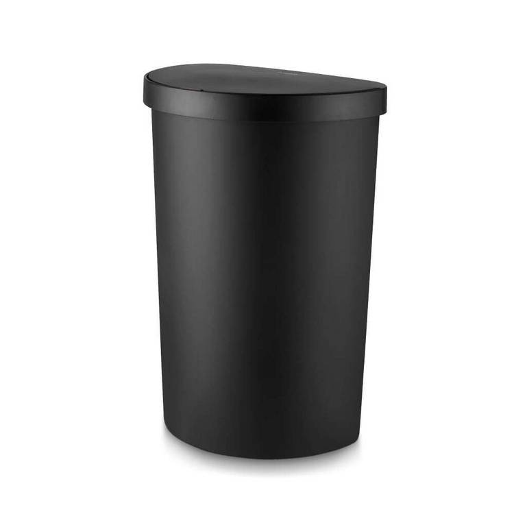Tower sensor bin black 50 litre, imported from the UK