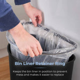 Tower sensor bin black 50 litre, imported from the UK