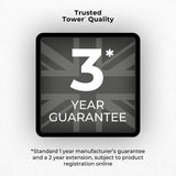 Tower sensor bin black 50 litre, imported from the UK