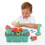 Chad Valley toy toolbox set with 23 pieces - British product