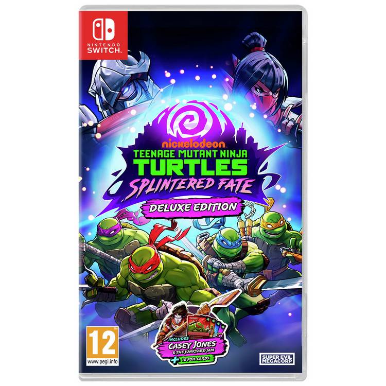 TMNT Splintered Fate Deluxe Edition Switch game (British brand)