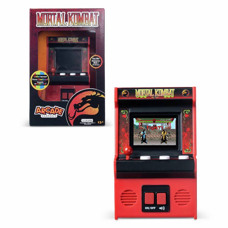 Basic Fun Mortal Kombat handheld arcade game, imported from the UK