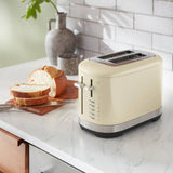 KitchenAid 2 slice toaster almond cream, imported from the UK
