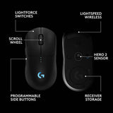 Logitech G PRO 2 LIGHTSPEED wireless gaming mouse - British product