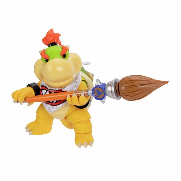 Super Mario Bowser Jr. action figure 19cm, imported from the UK