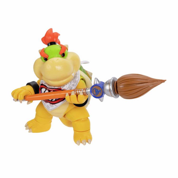 Super Mario Bowser Jr. action figure 19cm, imported from the UK