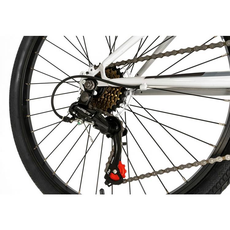 Falcon Cyclone 24 inch kids hybrid bike light grey, imported from the UK